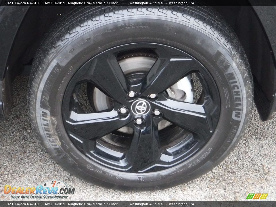 2021 Toyota RAV4 XSE AWD Hybrid Magnetic Gray Metallic / Black Photo #10