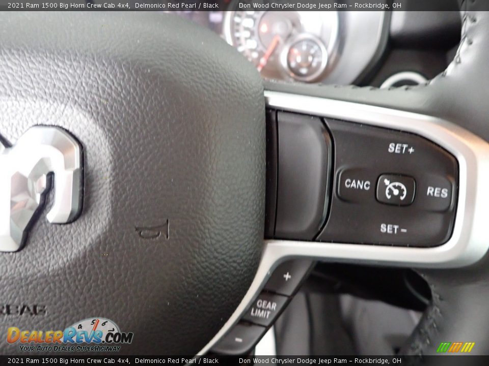 2021 Ram 1500 Big Horn Crew Cab 4x4 Delmonico Red Pearl / Black Photo #23