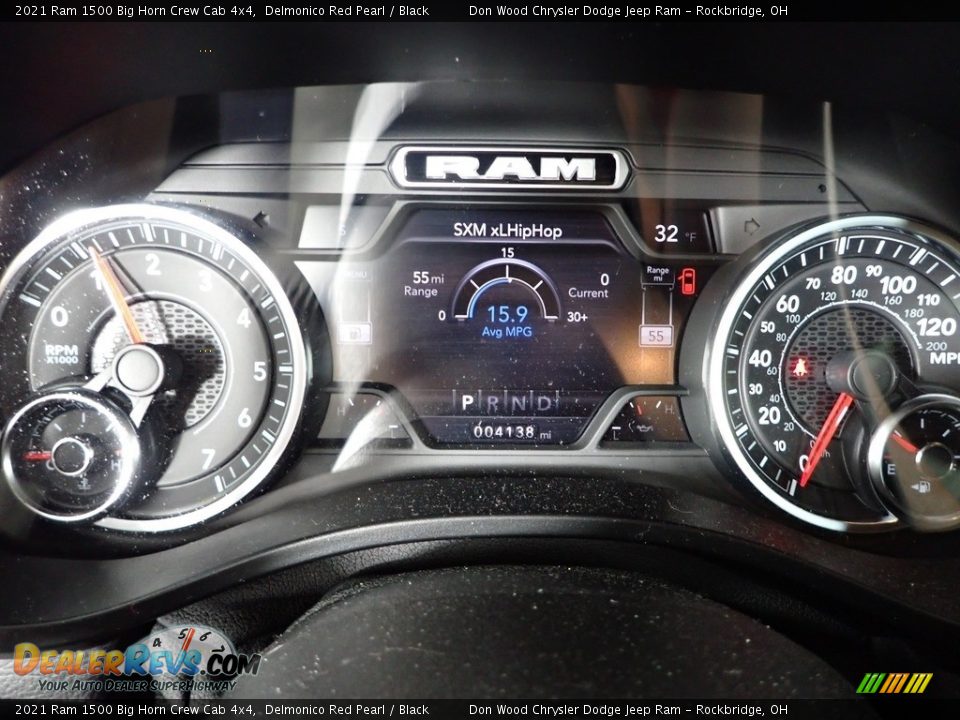 2021 Ram 1500 Big Horn Crew Cab 4x4 Delmonico Red Pearl / Black Photo #24