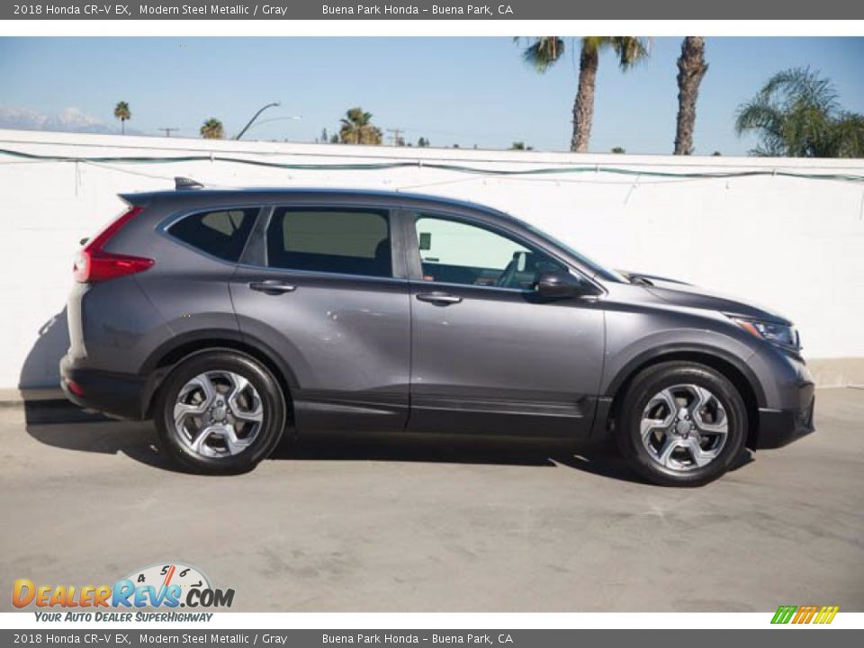 2018 Honda CR-V EX Modern Steel Metallic / Gray Photo #10