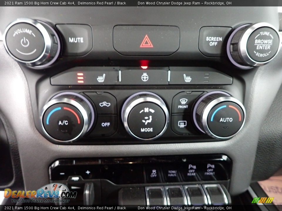 2021 Ram 1500 Big Horn Crew Cab 4x4 Delmonico Red Pearl / Black Photo #26