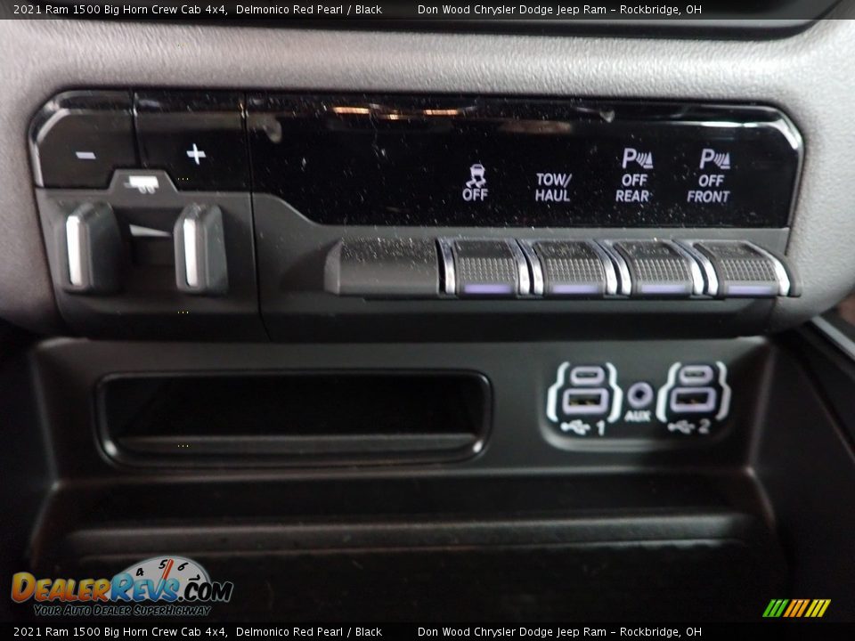 2021 Ram 1500 Big Horn Crew Cab 4x4 Delmonico Red Pearl / Black Photo #27