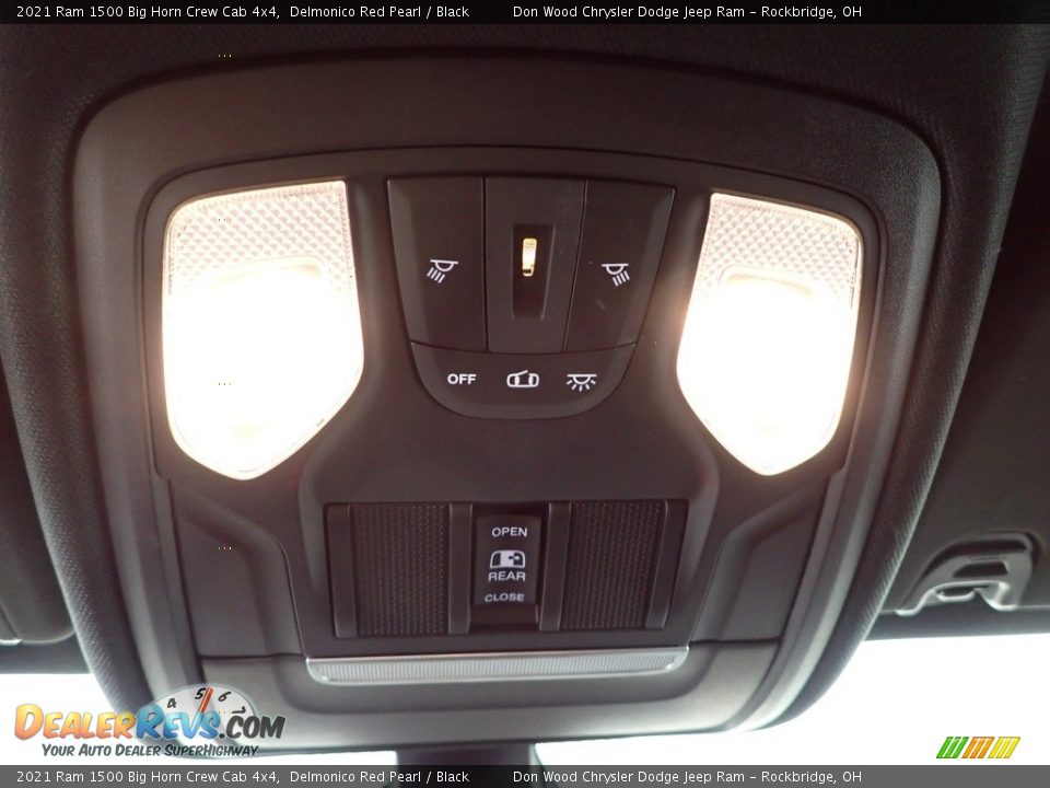 2021 Ram 1500 Big Horn Crew Cab 4x4 Delmonico Red Pearl / Black Photo #31