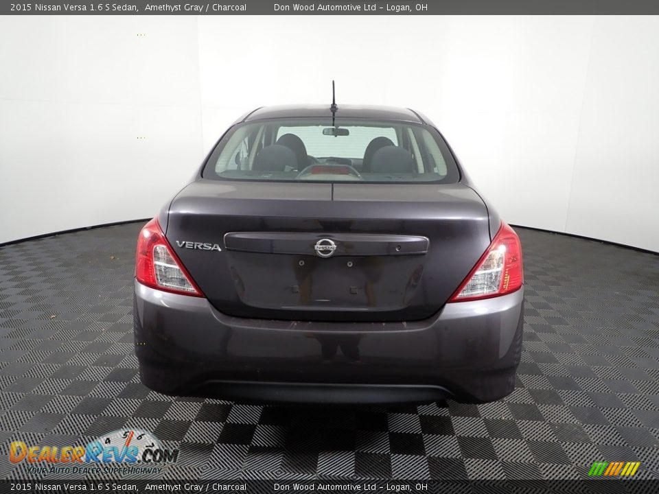 2015 Nissan Versa 1.6 S Sedan Amethyst Gray / Charcoal Photo #7