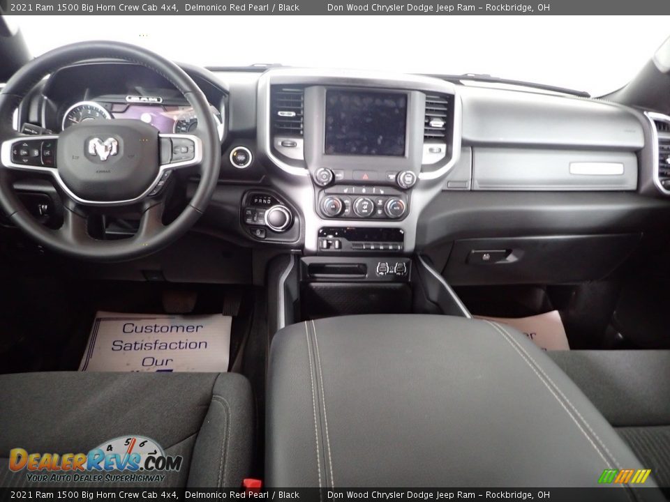 2021 Ram 1500 Big Horn Crew Cab 4x4 Delmonico Red Pearl / Black Photo #35