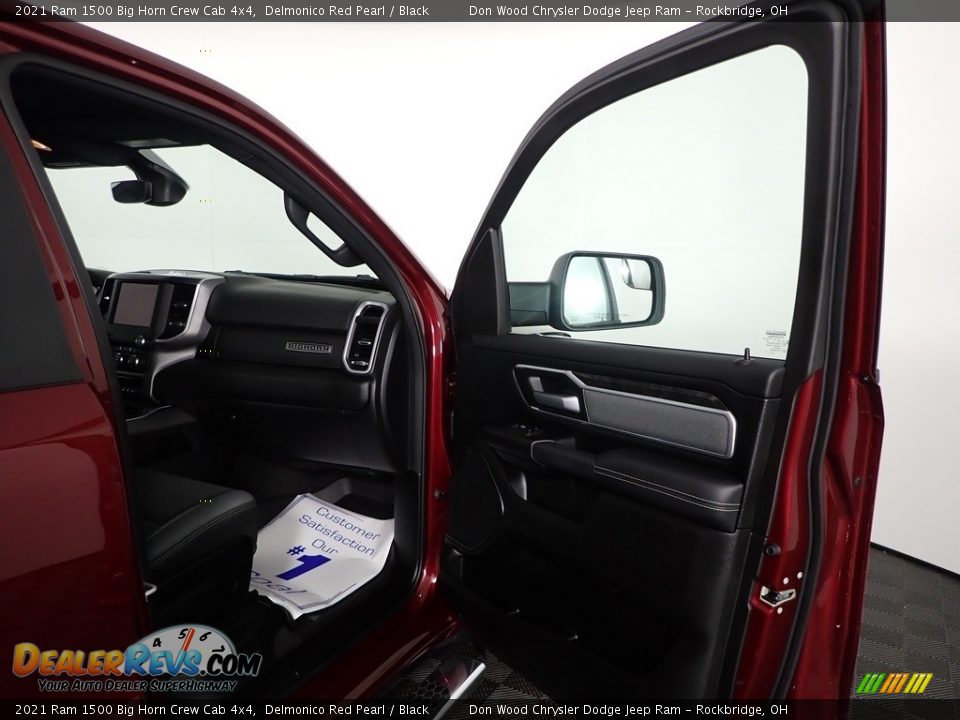 2021 Ram 1500 Big Horn Crew Cab 4x4 Delmonico Red Pearl / Black Photo #36