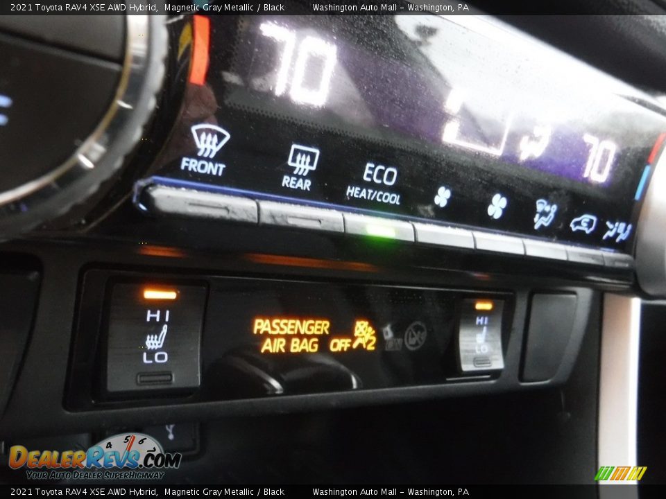 2021 Toyota RAV4 XSE AWD Hybrid Magnetic Gray Metallic / Black Photo #24