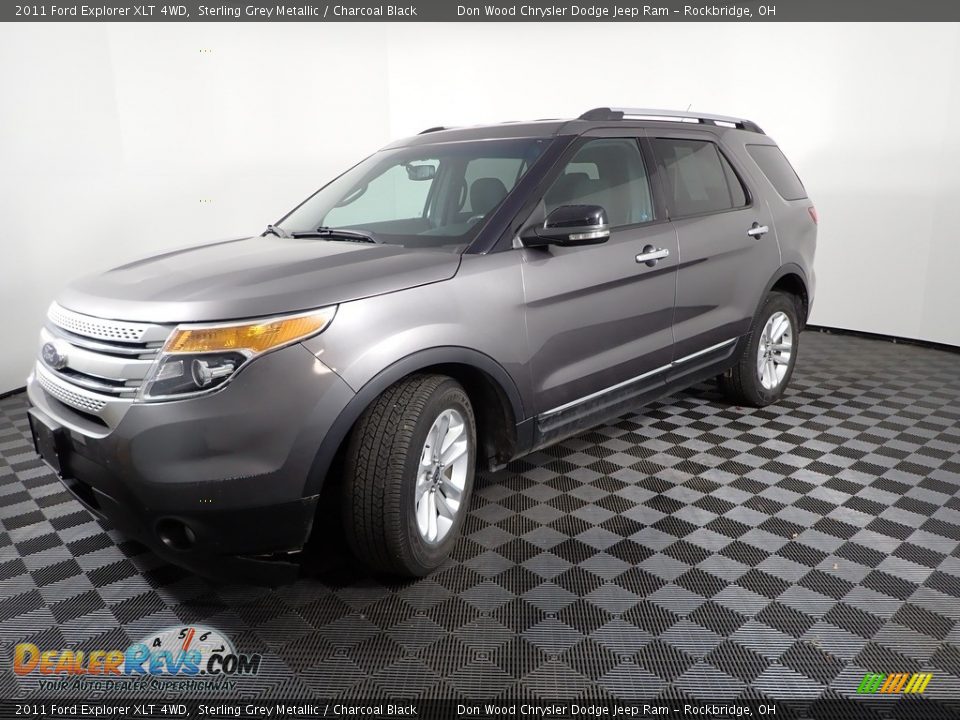 2011 Ford Explorer XLT 4WD Sterling Grey Metallic / Charcoal Black Photo #9