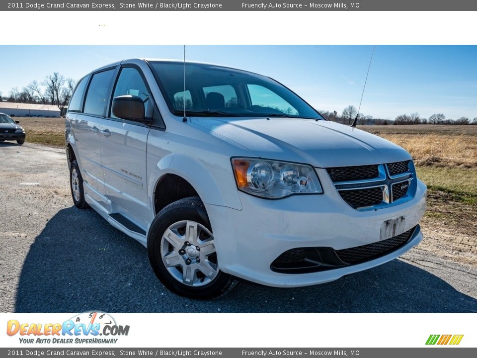 2011 Dodge Grand Caravan Express Stone White / Black/Light Graystone Photo #1