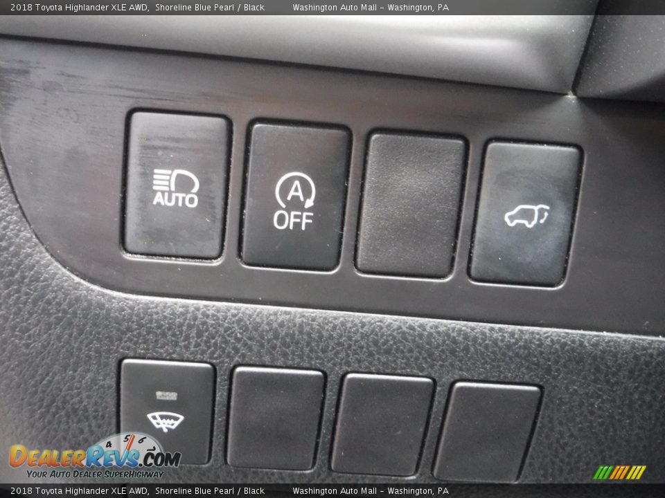 2018 Toyota Highlander XLE AWD Shoreline Blue Pearl / Black Photo #15