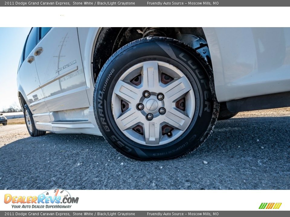 2011 Dodge Grand Caravan Express Stone White / Black/Light Graystone Photo #2