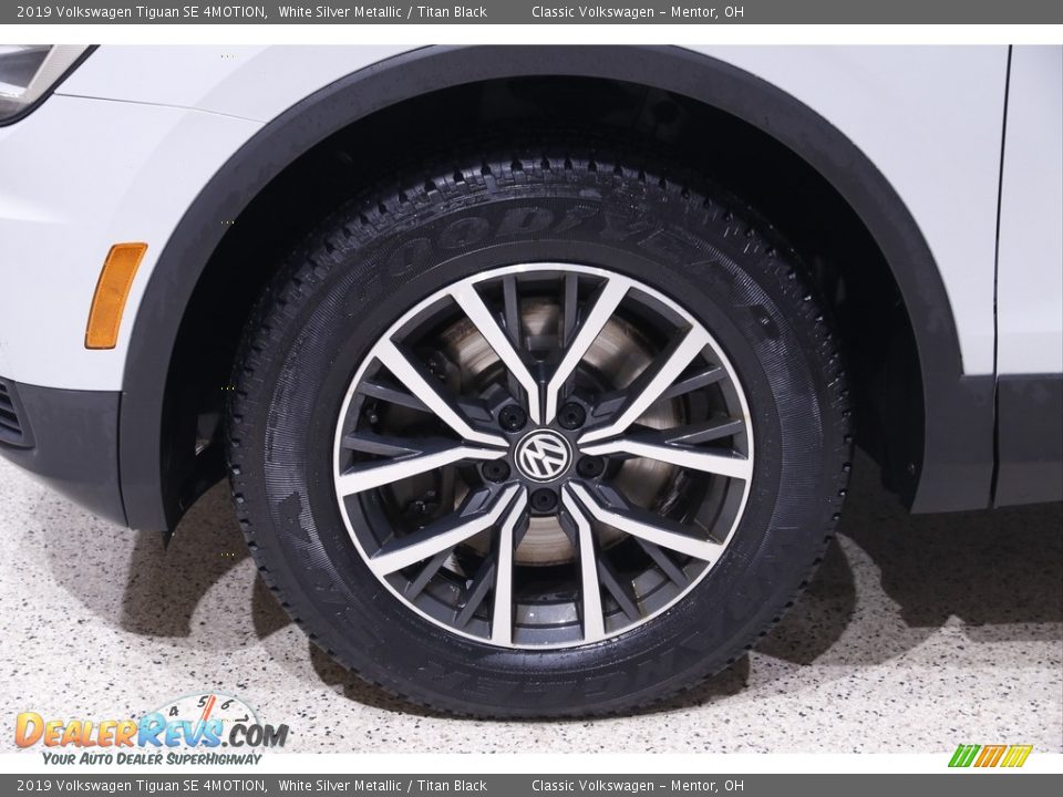 2019 Volkswagen Tiguan SE 4MOTION White Silver Metallic / Titan Black Photo #19