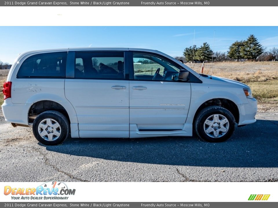 2011 Dodge Grand Caravan Express Stone White / Black/Light Graystone Photo #3