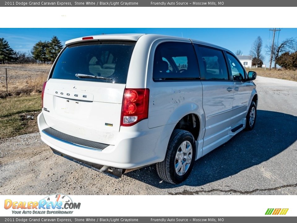 2011 Dodge Grand Caravan Express Stone White / Black/Light Graystone Photo #4