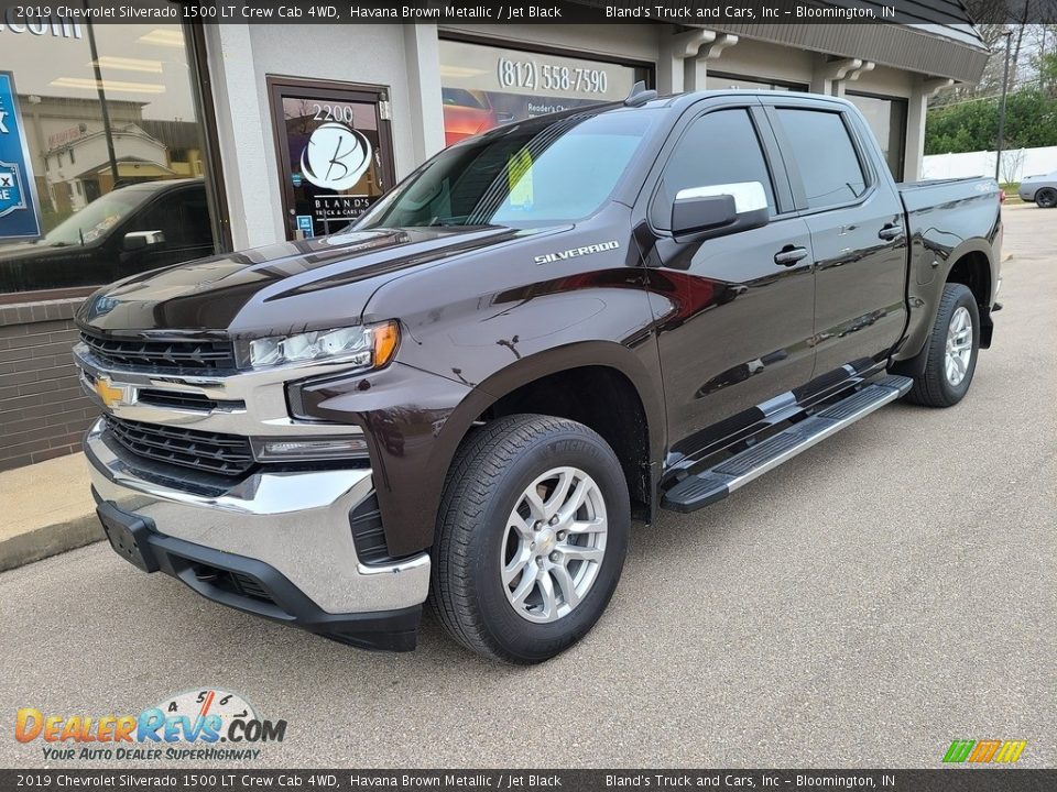 2019 Chevrolet Silverado 1500 LT Crew Cab 4WD Havana Brown Metallic / Jet Black Photo #2