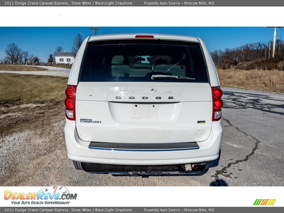 2011 Dodge Grand Caravan Express Stone White / Black/Light Graystone Photo #5