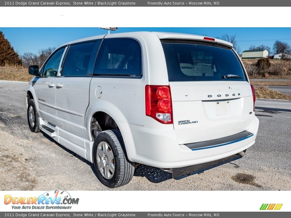 2011 Dodge Grand Caravan Express Stone White / Black/Light Graystone Photo #6