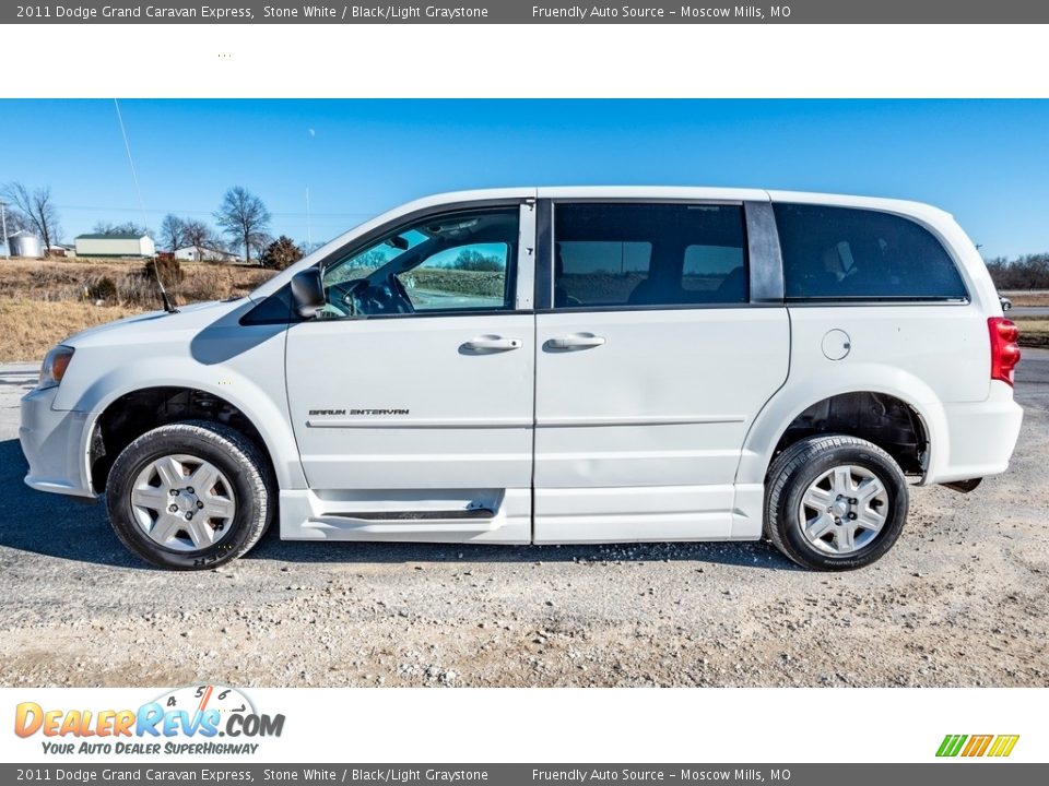 2011 Dodge Grand Caravan Express Stone White / Black/Light Graystone Photo #7