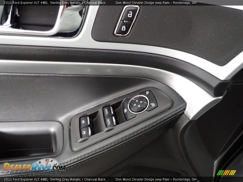 2011 Ford Explorer XLT 4WD Sterling Grey Metallic / Charcoal Black Photo #17