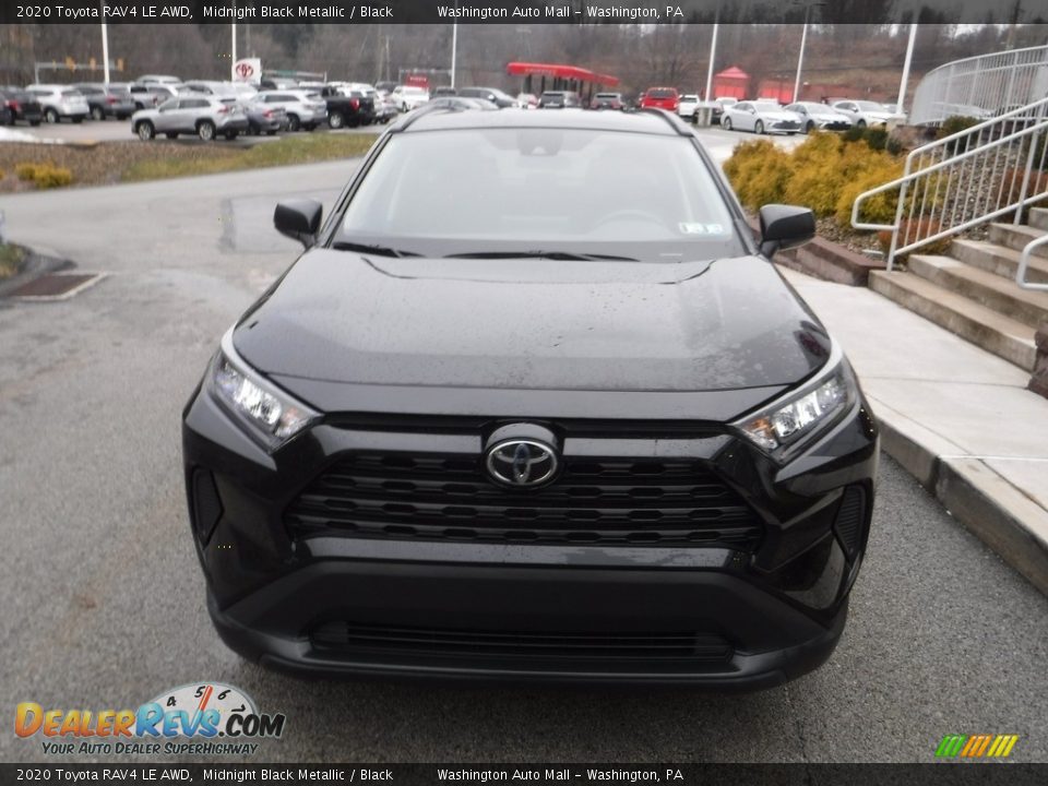 2020 Toyota RAV4 LE AWD Midnight Black Metallic / Black Photo #9