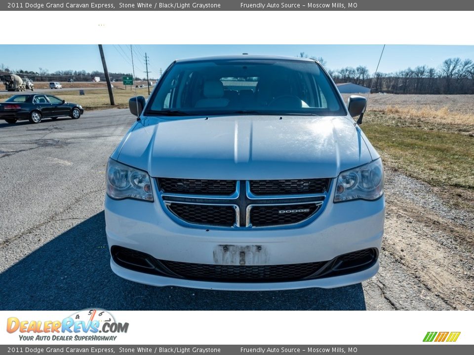 2011 Dodge Grand Caravan Express Stone White / Black/Light Graystone Photo #9