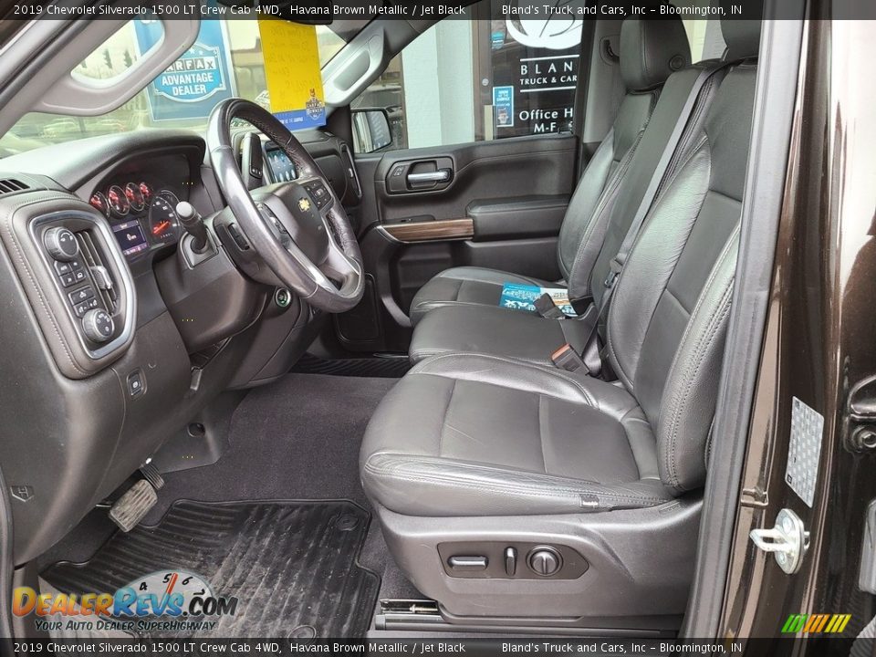 2019 Chevrolet Silverado 1500 LT Crew Cab 4WD Havana Brown Metallic / Jet Black Photo #6