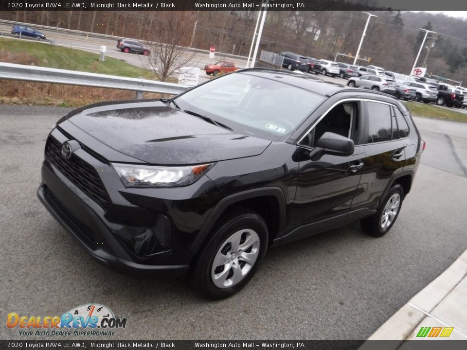 2020 Toyota RAV4 LE AWD Midnight Black Metallic / Black Photo #10