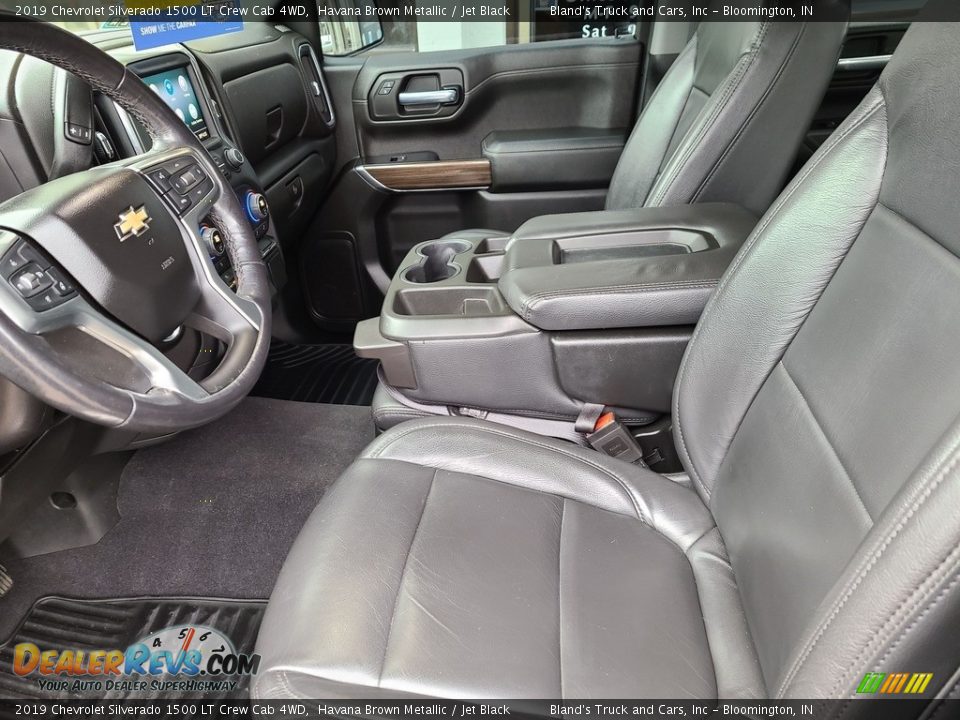 2019 Chevrolet Silverado 1500 LT Crew Cab 4WD Havana Brown Metallic / Jet Black Photo #7