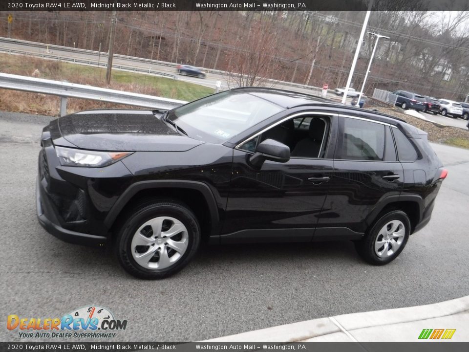 2020 Toyota RAV4 LE AWD Midnight Black Metallic / Black Photo #11