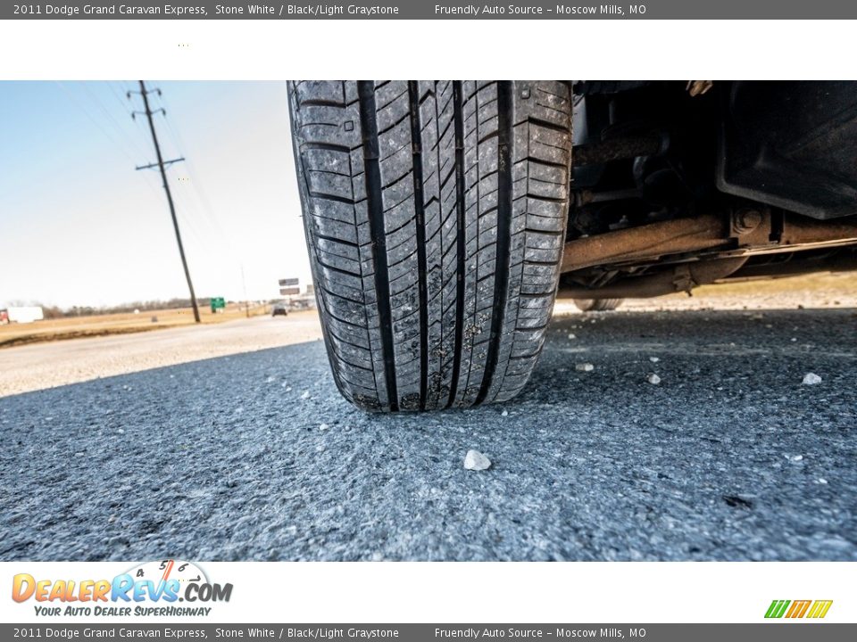 2011 Dodge Grand Caravan Express Stone White / Black/Light Graystone Photo #11