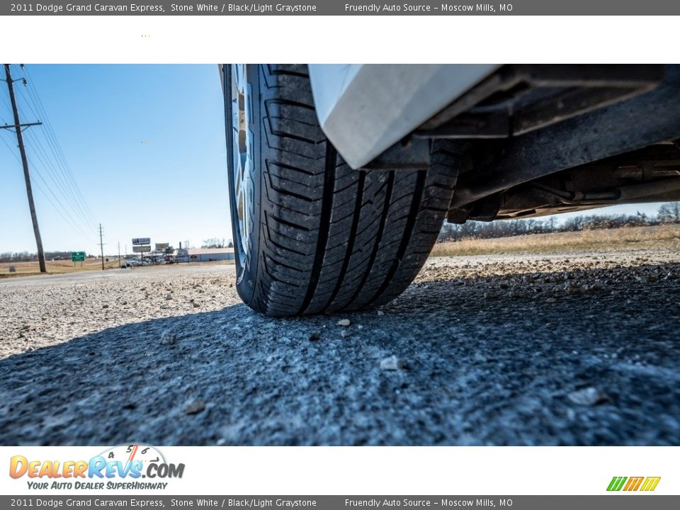 2011 Dodge Grand Caravan Express Stone White / Black/Light Graystone Photo #12