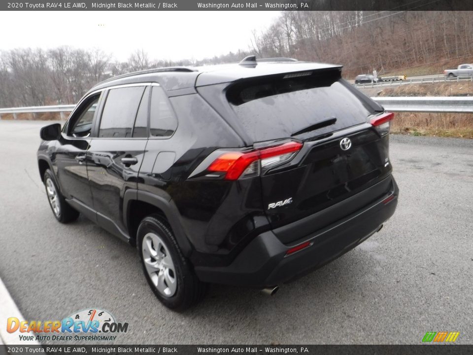 2020 Toyota RAV4 LE AWD Midnight Black Metallic / Black Photo #12