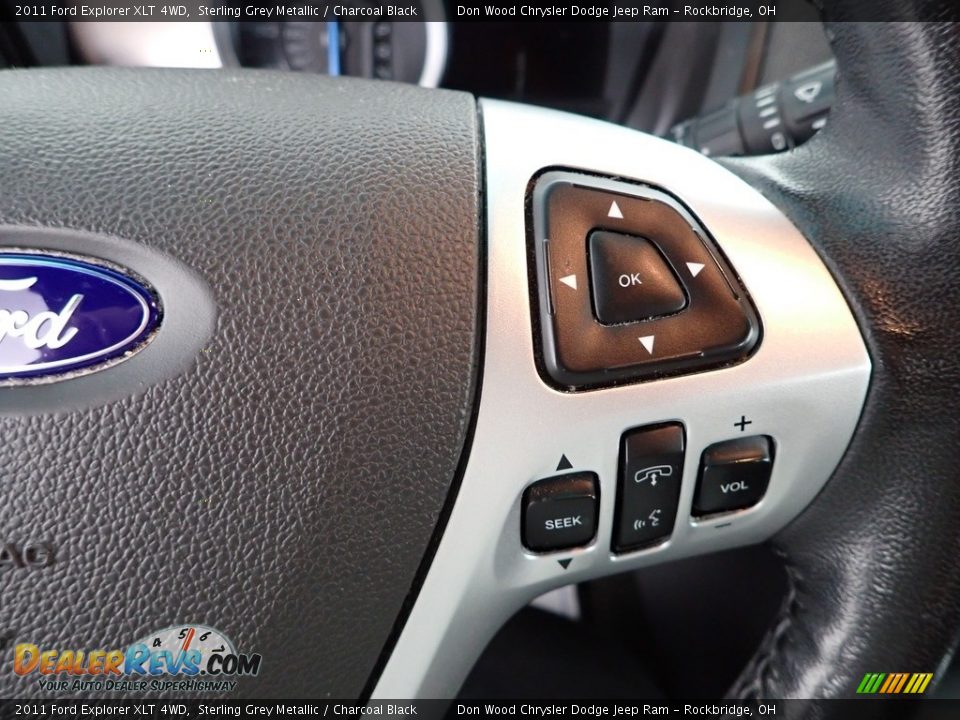 2011 Ford Explorer XLT 4WD Sterling Grey Metallic / Charcoal Black Photo #22