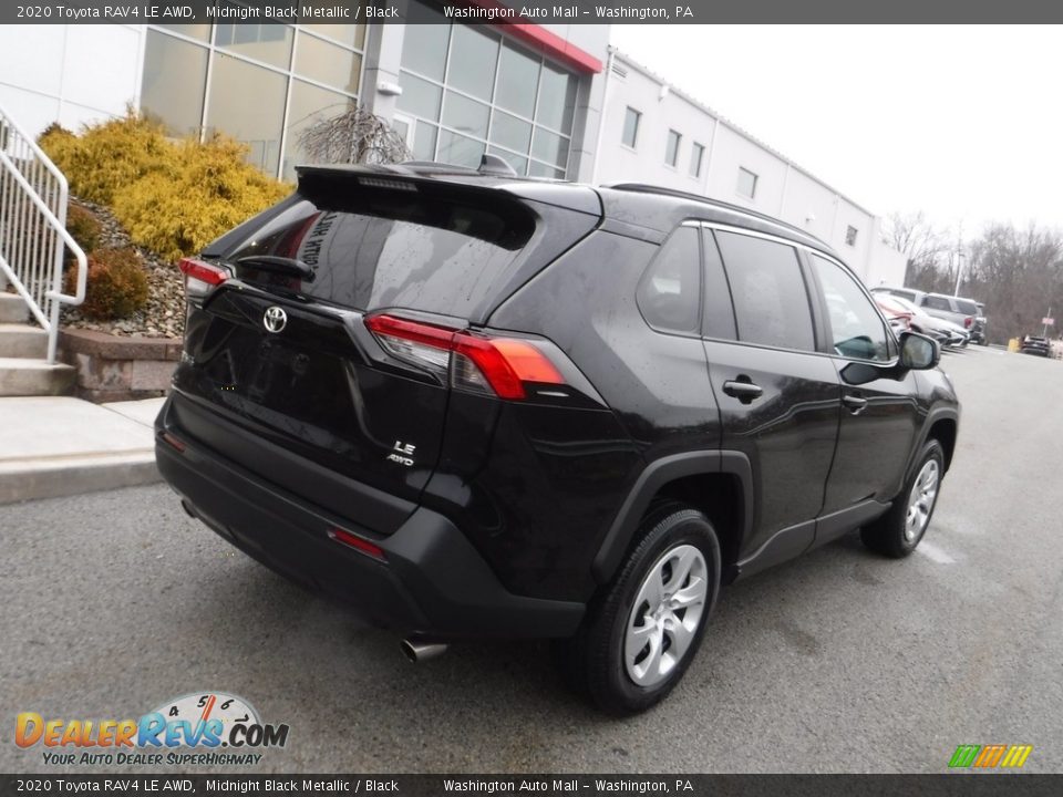 2020 Toyota RAV4 LE AWD Midnight Black Metallic / Black Photo #14