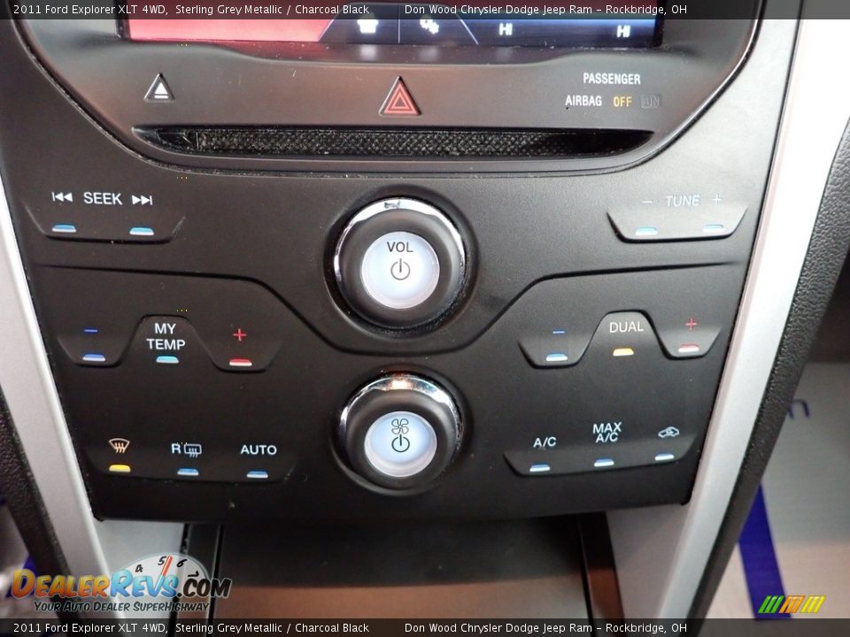 2011 Ford Explorer XLT 4WD Sterling Grey Metallic / Charcoal Black Photo #24