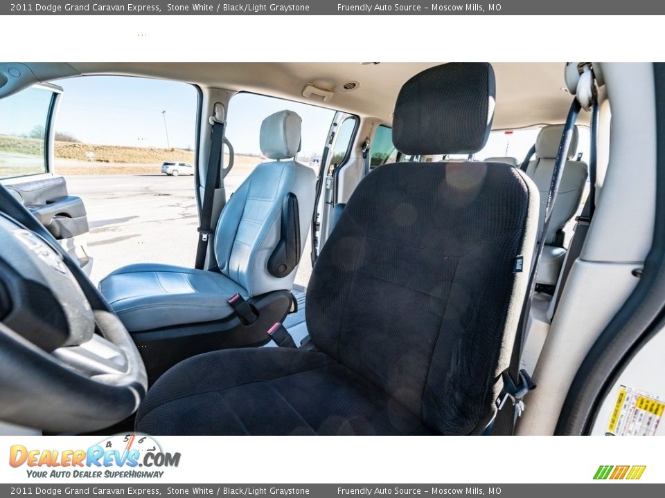 2011 Dodge Grand Caravan Express Stone White / Black/Light Graystone Photo #17