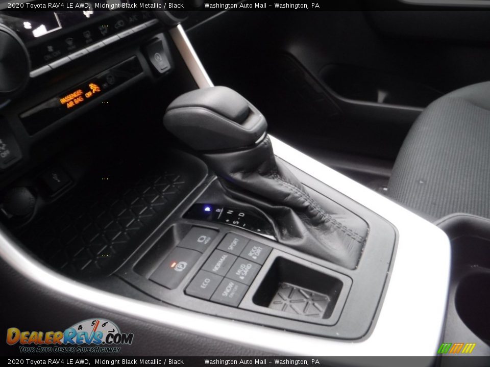 2020 Toyota RAV4 LE AWD Midnight Black Metallic / Black Photo #19