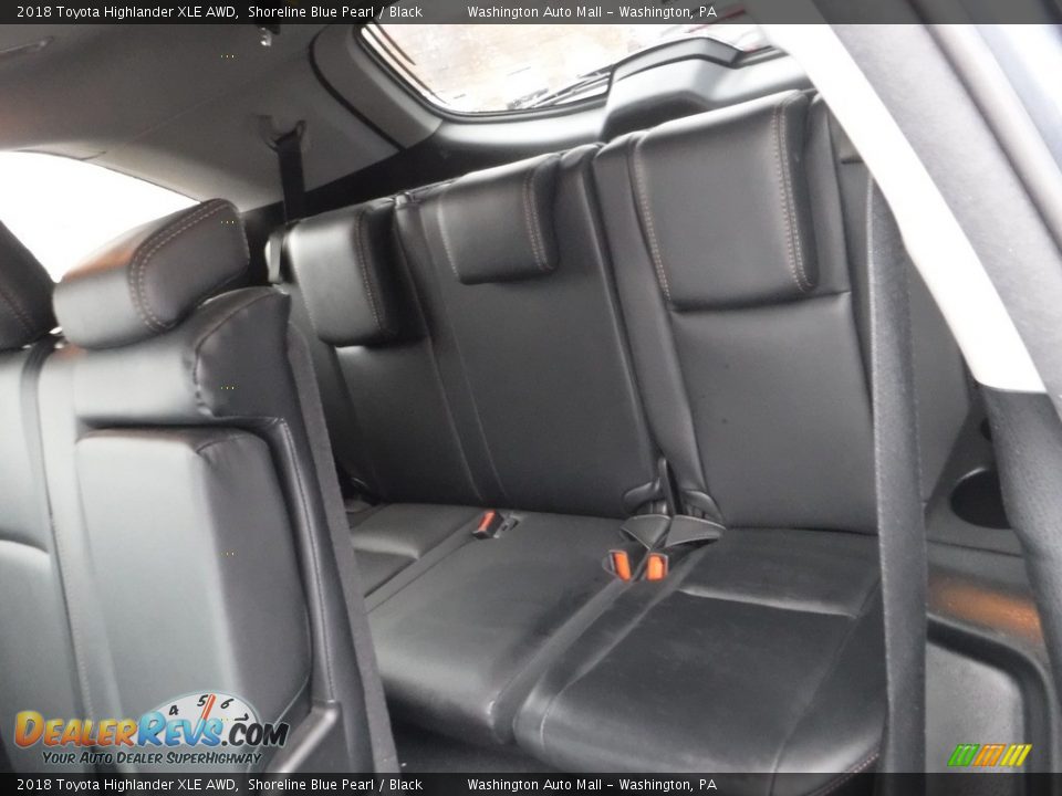 2018 Toyota Highlander XLE AWD Shoreline Blue Pearl / Black Photo #31