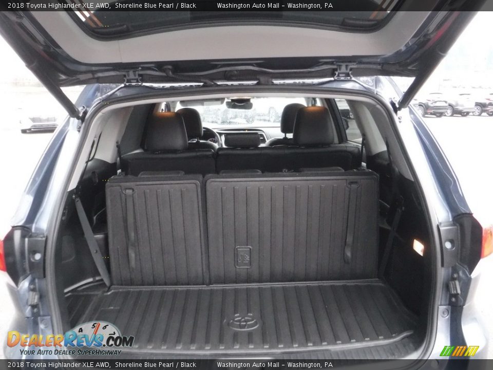 2018 Toyota Highlander XLE AWD Shoreline Blue Pearl / Black Photo #32