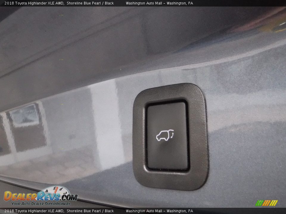 2018 Toyota Highlander XLE AWD Shoreline Blue Pearl / Black Photo #33
