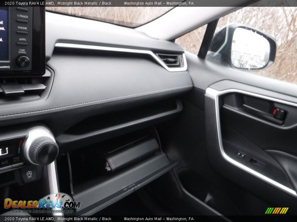 2020 Toyota RAV4 LE AWD Midnight Black Metallic / Black Photo #23