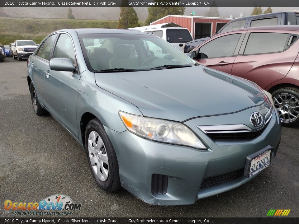 2010 Toyota Camry Hybrid Classic Silver Metallic / Ash Gray Photo #1