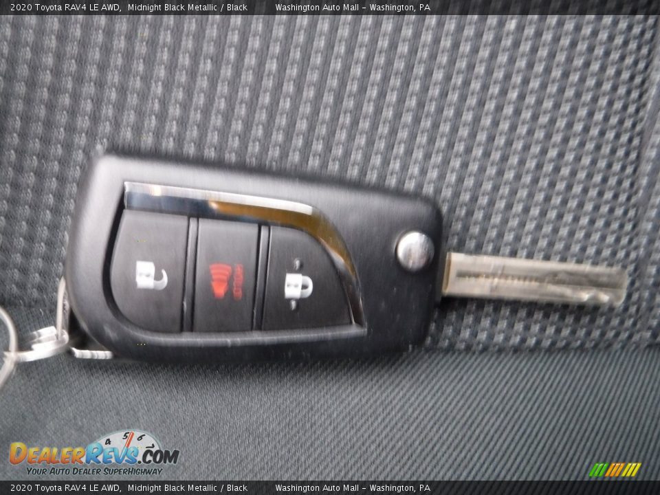 2020 Toyota RAV4 LE AWD Midnight Black Metallic / Black Photo #27