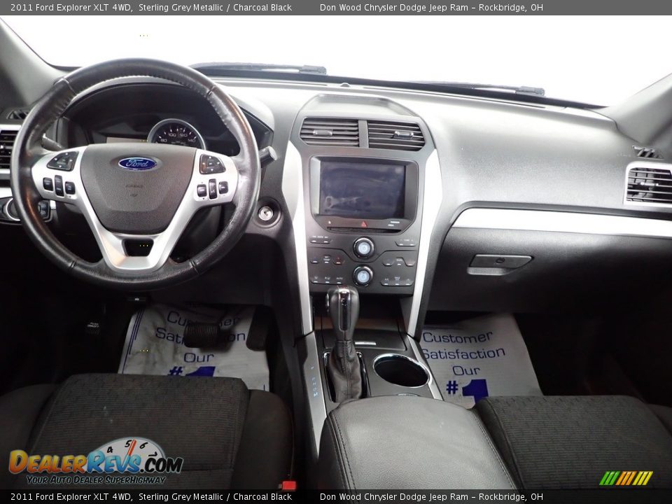 2011 Ford Explorer XLT 4WD Sterling Grey Metallic / Charcoal Black Photo #31