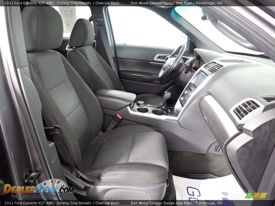 2011 Ford Explorer XLT 4WD Sterling Grey Metallic / Charcoal Black Photo #34
