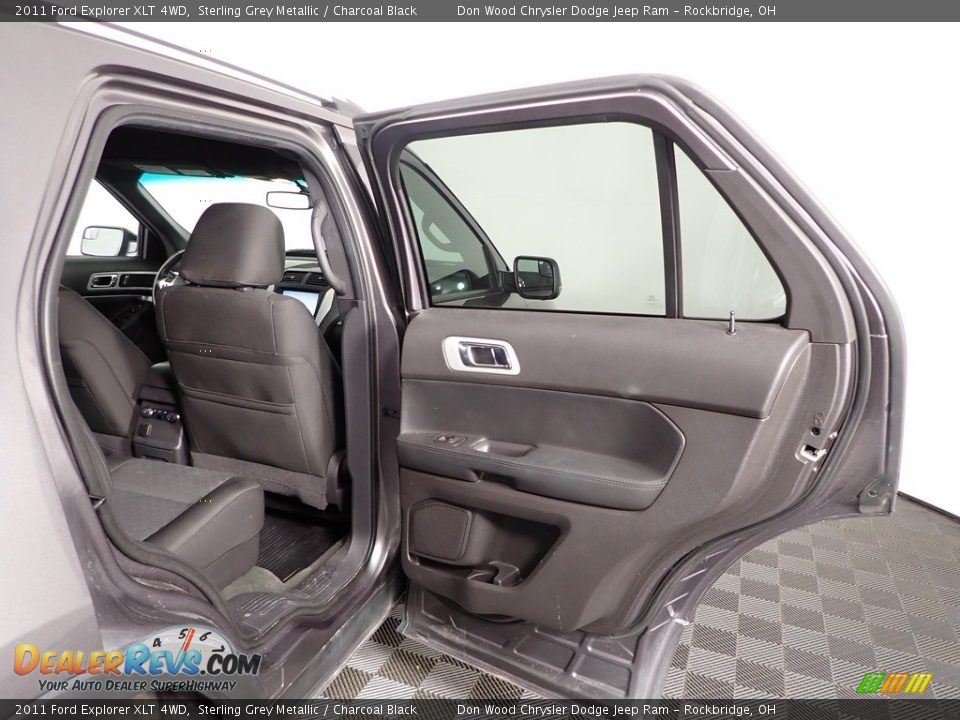 2011 Ford Explorer XLT 4WD Sterling Grey Metallic / Charcoal Black Photo #36