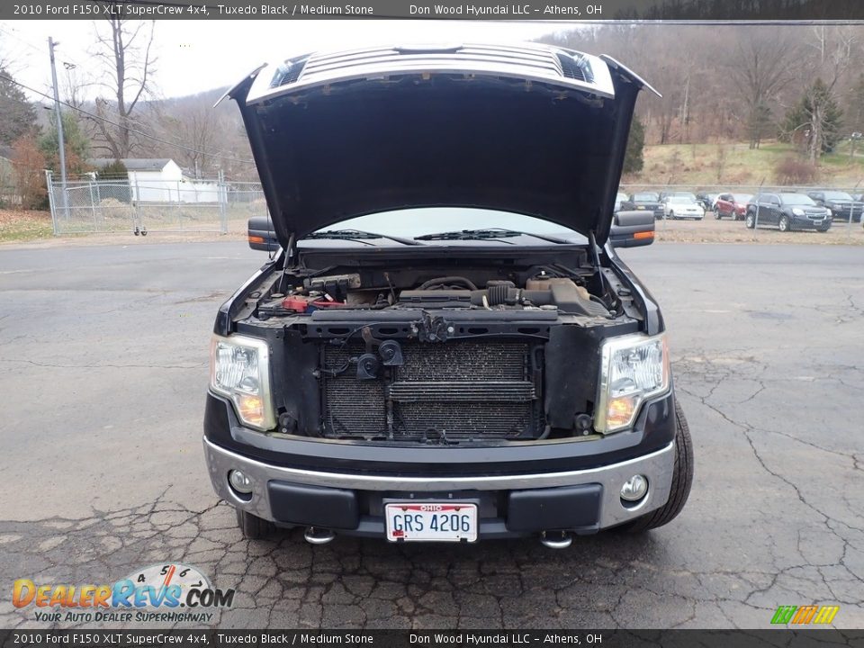 2010 Ford F150 XLT SuperCrew 4x4 Tuxedo Black / Medium Stone Photo #5