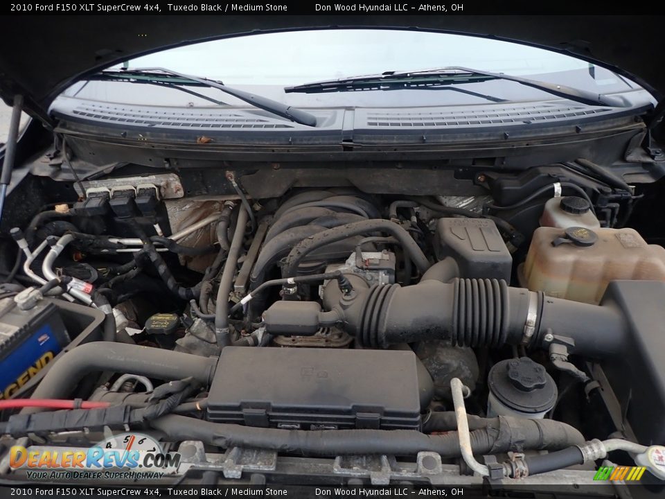2010 Ford F150 XLT SuperCrew 4x4 Tuxedo Black / Medium Stone Photo #6