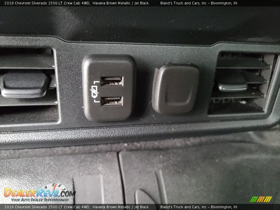 2019 Chevrolet Silverado 1500 LT Crew Cab 4WD Havana Brown Metallic / Jet Black Photo #34