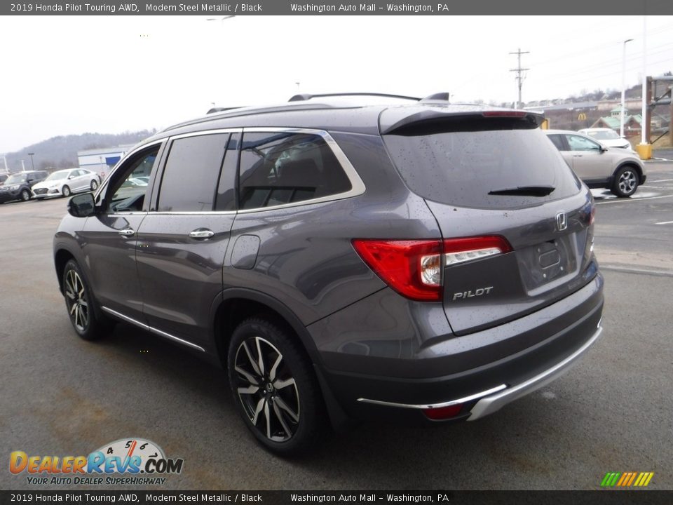 2019 Honda Pilot Touring AWD Modern Steel Metallic / Black Photo #8